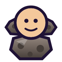 The galaxy 3 boss, its face left blank until you add one